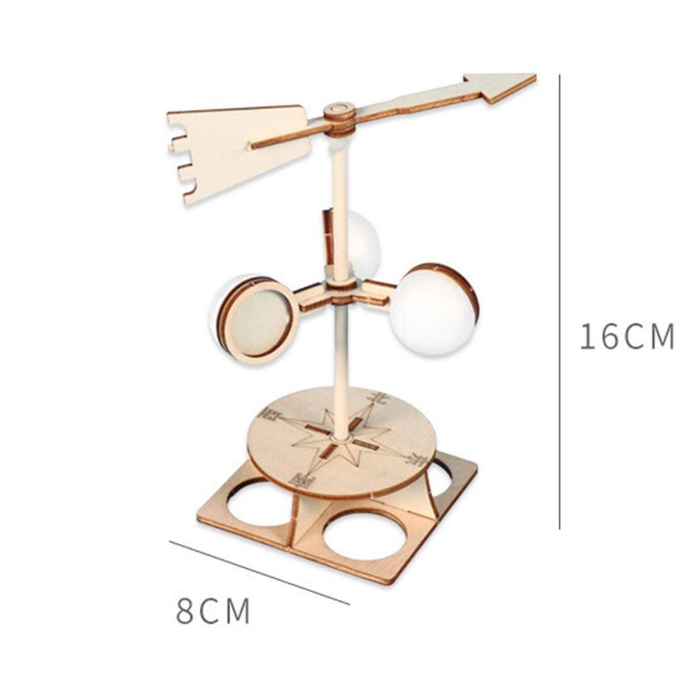 DIY Hands-on Ability For Children Educational Kits STEM Toy Physics Learning Wind Vane Model