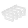 4pcs Storage Refrigerator Partition Board Retractable Fridge Divider Flexible   Shelf Organizer