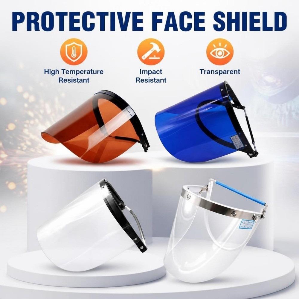 Transparent Full Face Visor High Temperature Resistant Welding Mask Construction
