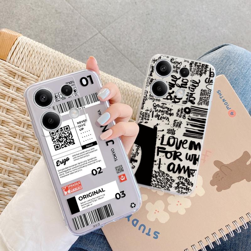 Чехол Graffiti Expression для iPhone Samsung A55 M34 S24 Xiaomi Redmi 13 Pro 14 Huawei Honor, противоударный бампер для телефона TPU, устойчивый к царапинам, прозрачная задняя крышка