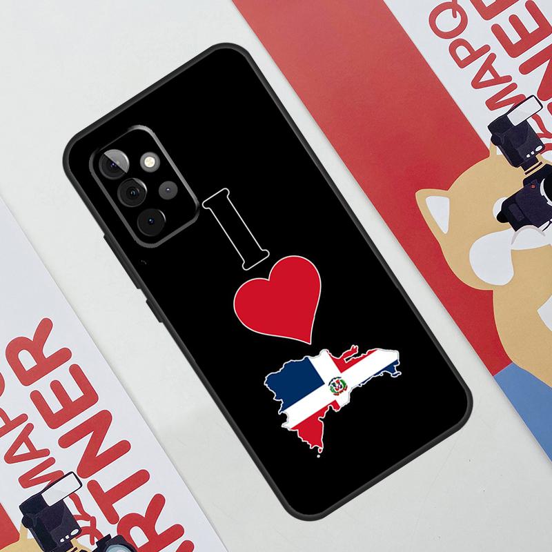 Чехол с флагом Доминиканской Республики для Samsung Galaxy A34 A24 A54 A14 A52 A42 A32 A22 A12 A51 A71 A53 A33 A23 A13