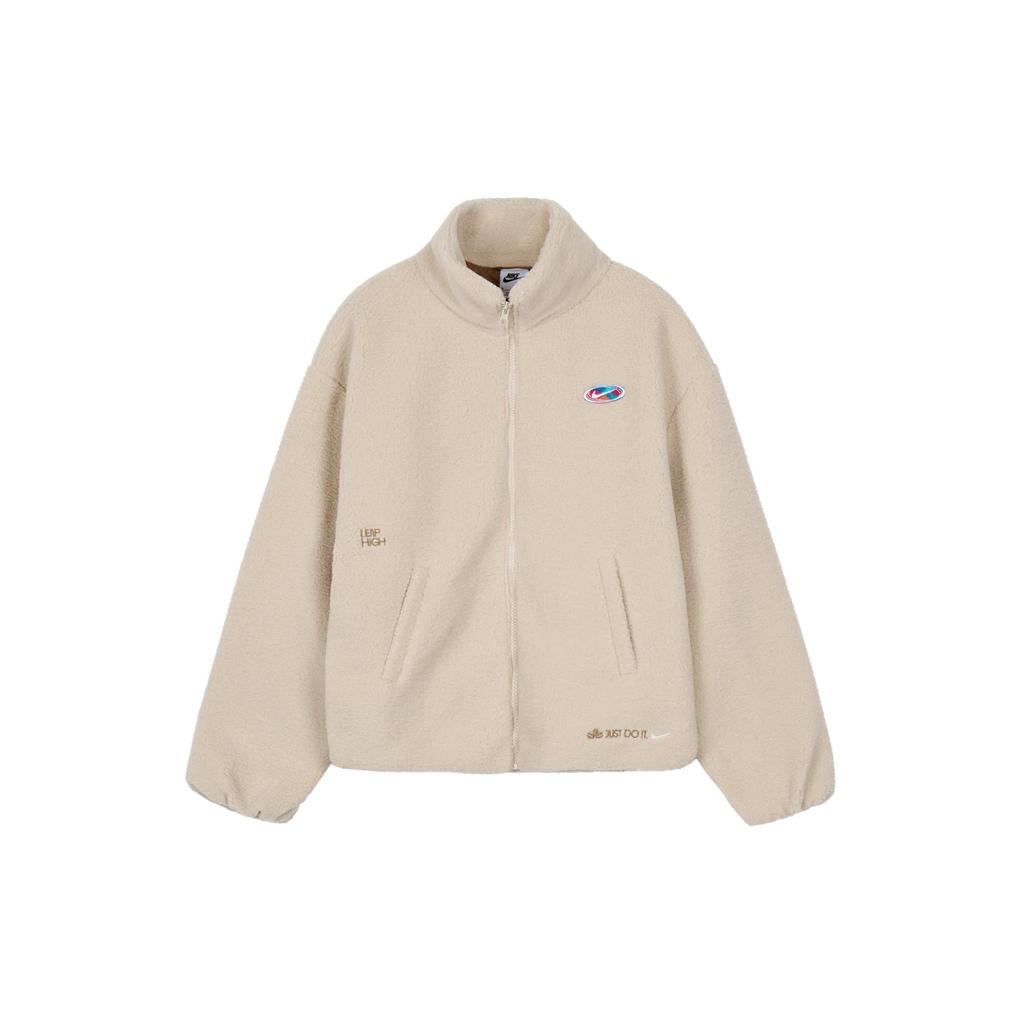 Nike Chinese New Year Jackets Women's Dune White Stand Collar Moderate Other (Unisex) Jackets FD4796 126