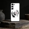 Koi Carp Fish Yin Yang Art Phone Case For Samsung Galaxy A13,21s,22,31,32,52,53,71,72,73,Soft Black Cover