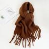 Mohair Scarf Solid Color Sweet Potato Item Warm Medium Long Scarf,winter Neck Tieshawl Scarf