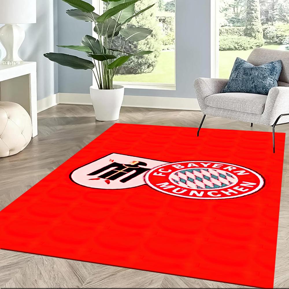 Bayern Munich Carpet Perfect for Study room Bedrooms Playrooms Dining Room Anti-slip Rug Decorate Offices Best for Christmas