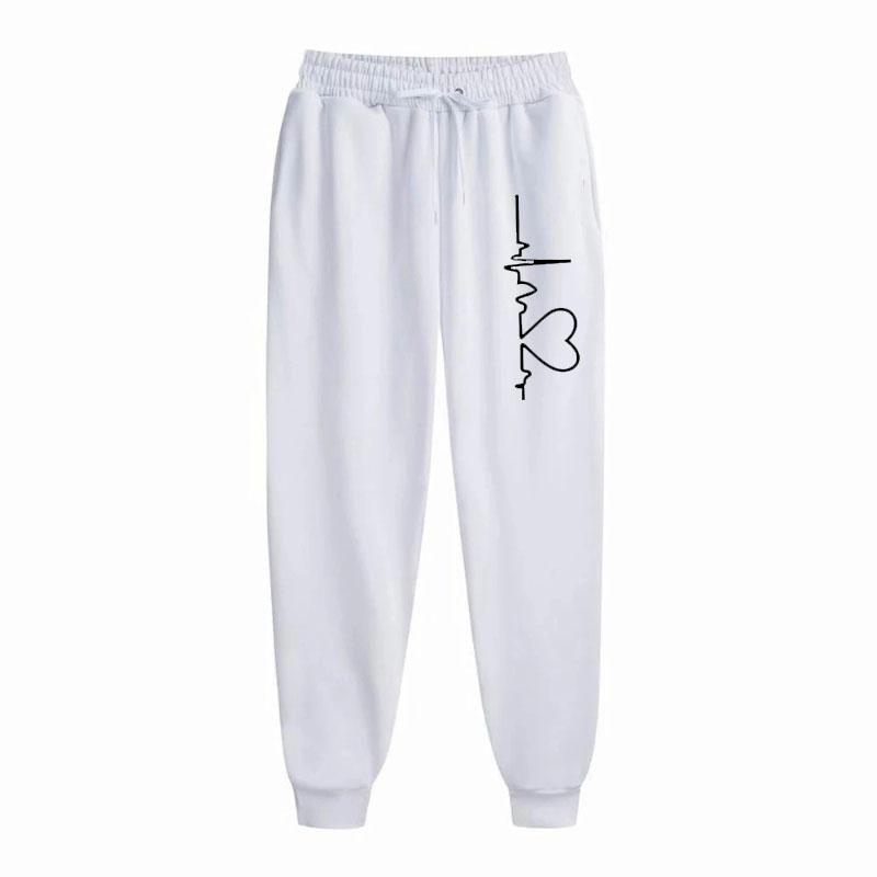 Four Seasons New ECG Print Casual Women's Sweatpants Jogging Gym Pants Winter Daily Casual Elements Sports Street Long Pants