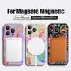 Чехол с мультяшным узором Огненный Шар для iPhone 17 Pro Max Магнитный для Magsafe Силиконовая Крышка для iPhone 16 Pro Max Funda iPhone 15 14 13 12 11 16E Air