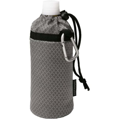 Torne PET Bottle Cover Holder Case, Insulates Cold and Hot Water for 500ml Bottles, Silver, 8 x 8 x 19cm, P-3574