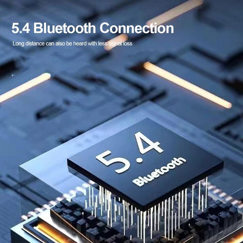 Наушник Bluetooth 5.4 Беспроводной Наушник с Заушным Креплением Hi-Fi Стерео Шумоподавление Гарнитура Водонепроницаемый Спортивный Вкладыш с Микрофоном
