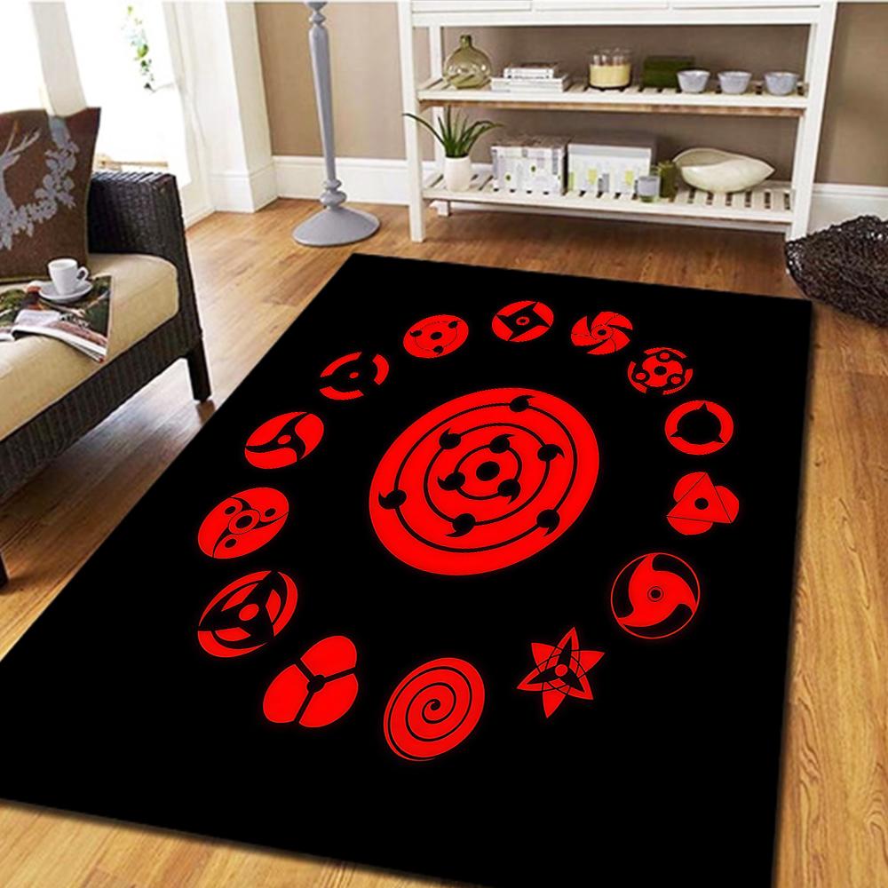 Naruto Digital Printed Carpet, Home Decor Movie Mat, Bedroom Floor Rug, Living Room Play Mat -HYQ33