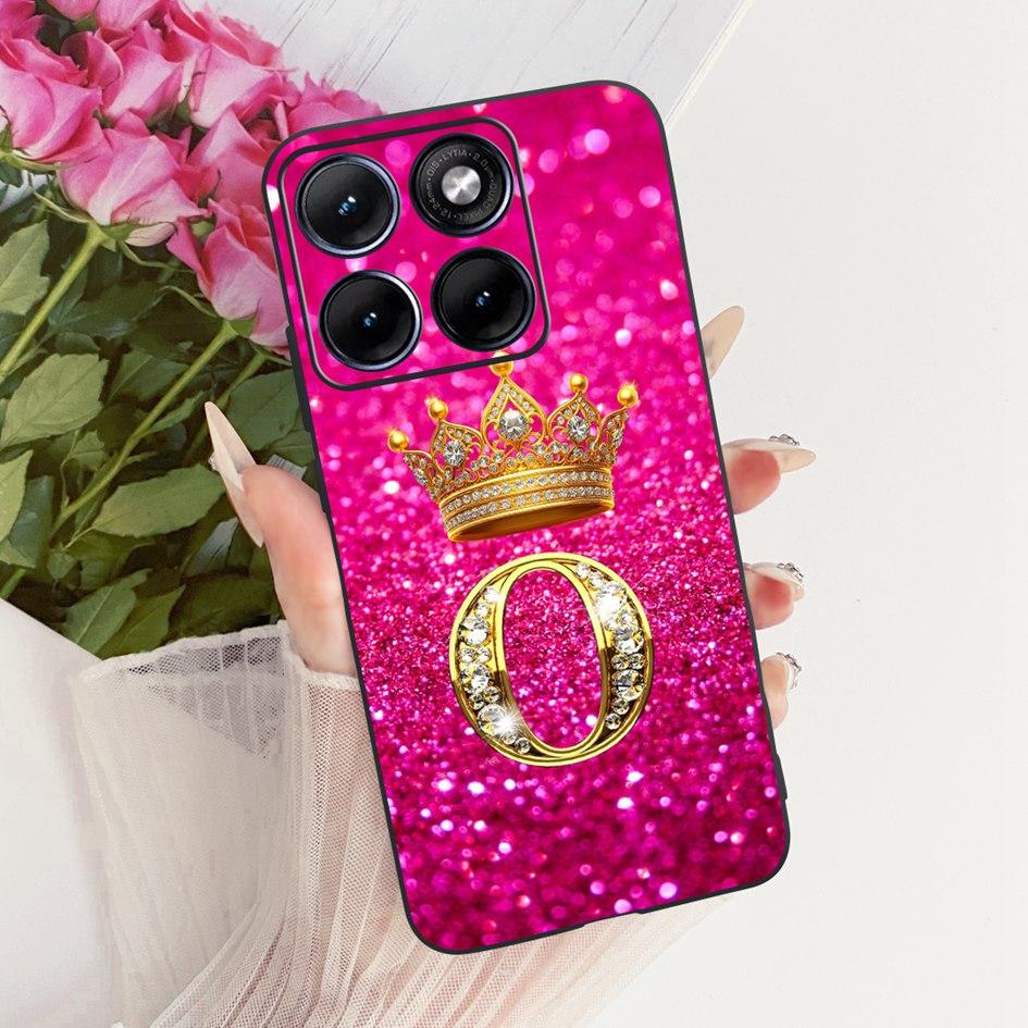 For Motorola Edge 70 Fusion 2026 Case XT2605-1 XT2605-2 Luxury Crown Letters Soft Silicone Cover For Moto Edge 70 Fusion+ Bumper