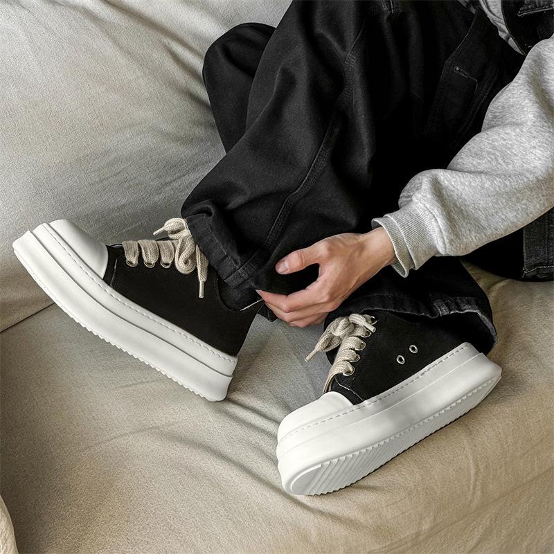 Bread shoes мужская обувь европейские и американские туфли-ракушки американский уличный трендовый бренд универсальная черная ниша толстая подошва 4845-J