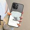 Милый чехол для пары Собака Кошка для iPhone 17 Pro Max 13 Mini 15 12 Air 16 Plus 7 8 SE XS XR 14 11 Funda Задняя крышка телефона