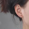 Punk Street Wear Dual Purpose Stud Earring Hook Prong Earrings Men Accessories Korean Earrings