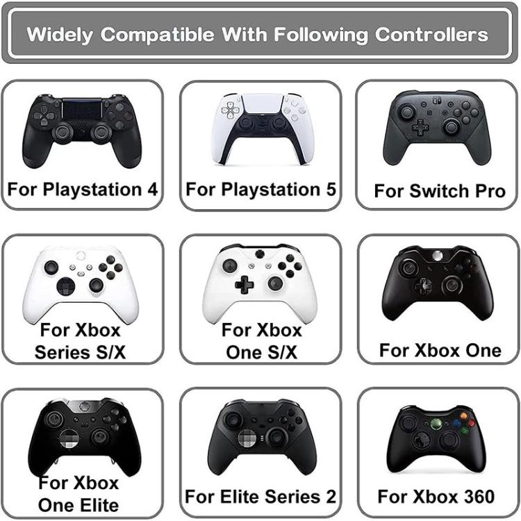 16Pcs Sponge Aiming Precision Rings 4‑Level Resistance Joystick Auxiliary Rings For PS4 PS5 Xbox Switch Google Stadia Controller