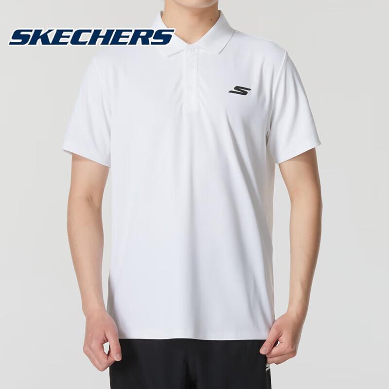 Skechers Мужская классическая вязаная рубашка-поло
