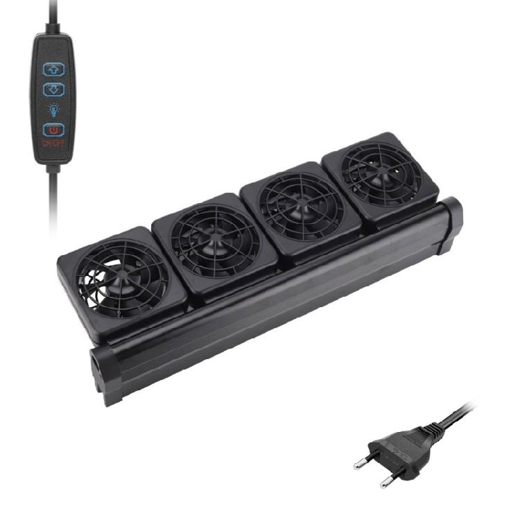 Регулируемая скорость Аквариумы Подвесной охлаждающий вентилятор Тихие воздушные кулеры для аквариумов Эффективный контроллер температуры