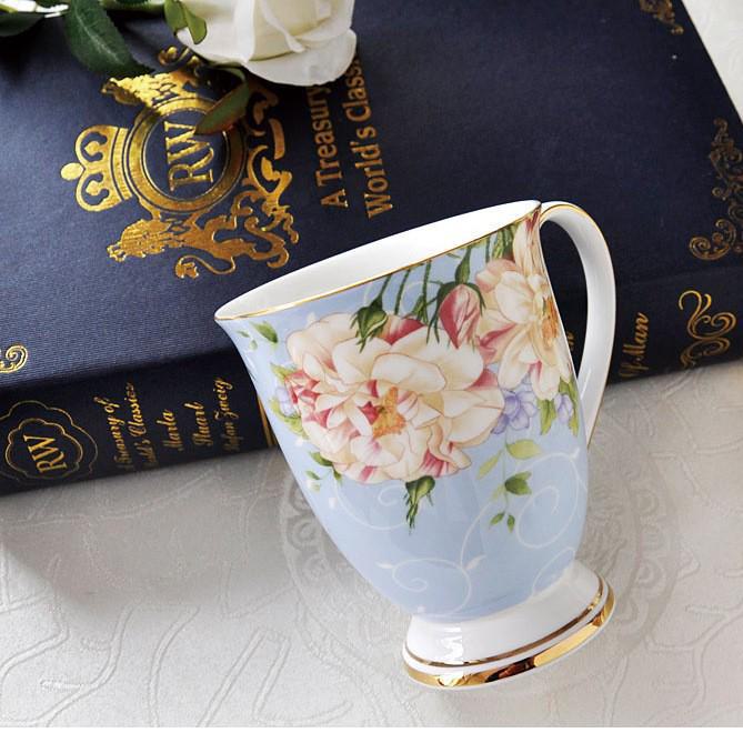 Tangshan Creative Bone Porcelain Mug - Ceramic Coffee & Milk Cup with Printed Logo