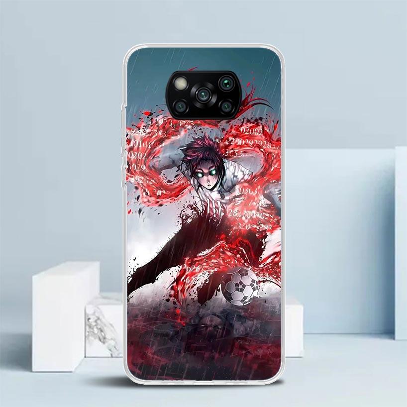 Blue Lock Шидо Рюсей Мягкий чехол для Xiaomi Poco F7 Ultra X7 X6 X5 Pro M7 Чехол для телефона Redmi 15 15C 13 13C 12 12C 10 10C Принт S
