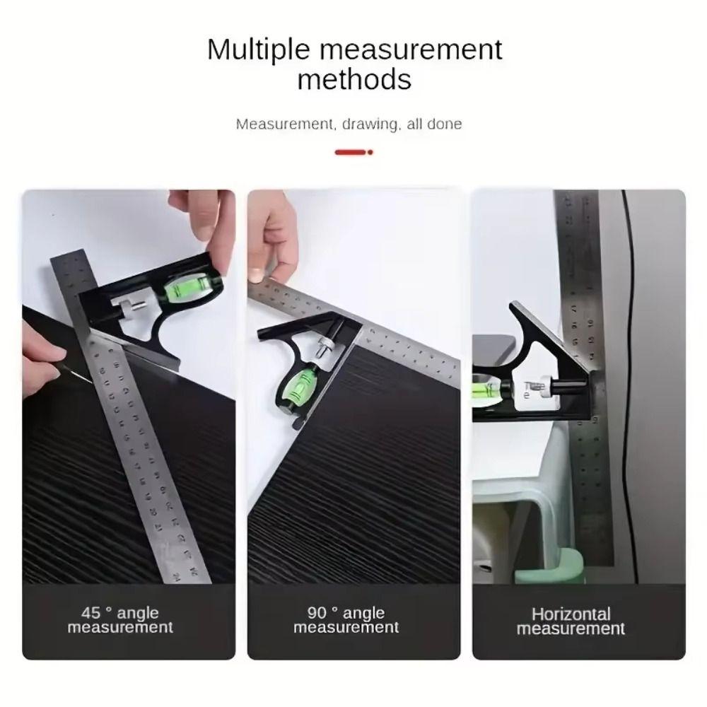 Aluminium Zinc Zinc Alloy Angle Square Measuring Tools Stainless Steel Angle Measuring Tool Woodworking