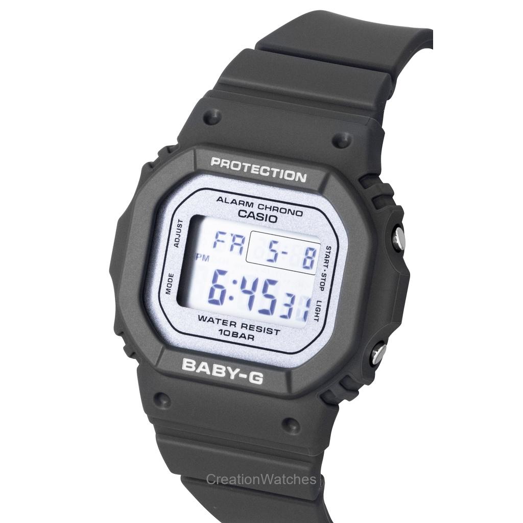 Casio Baby-G Цифровые кварцевые часы BGD-565SC-1 с полимерным ремешком, 100м, женские