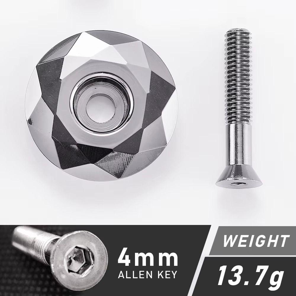 for 28.6mm Bike Headset Top Cap Cycling Parts Bike Accessories Bicycle Grip End Cap Mountain Bike