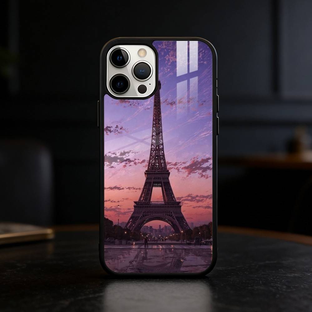 Чехол для телефона с Эйфелевой башней Парижа Для iPhone 17,16,15,14,13,12,Plus,Pro,Max Для магнитной беспроводной зарядки