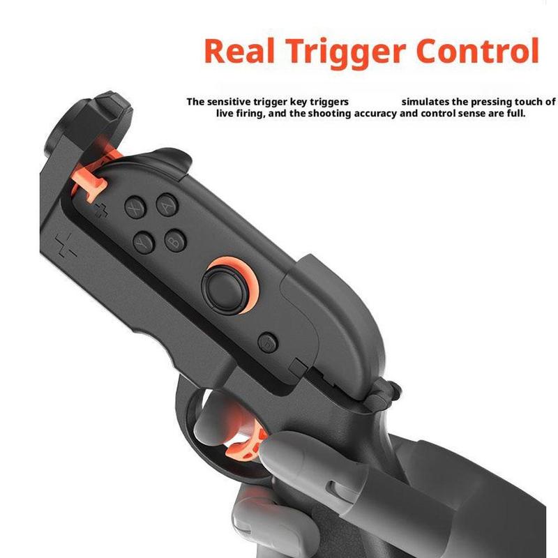 1Pair Shooting Game Gun For Switch 2 Left and Right Controller Shooting Gunstock Hand Grip For NS2 Gaming Accessories