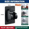 Bath Shower Holder Support Mural Douche Suction Cup Adjustable Handheld Wall Mounted Large Shower Head Supports Relocatable