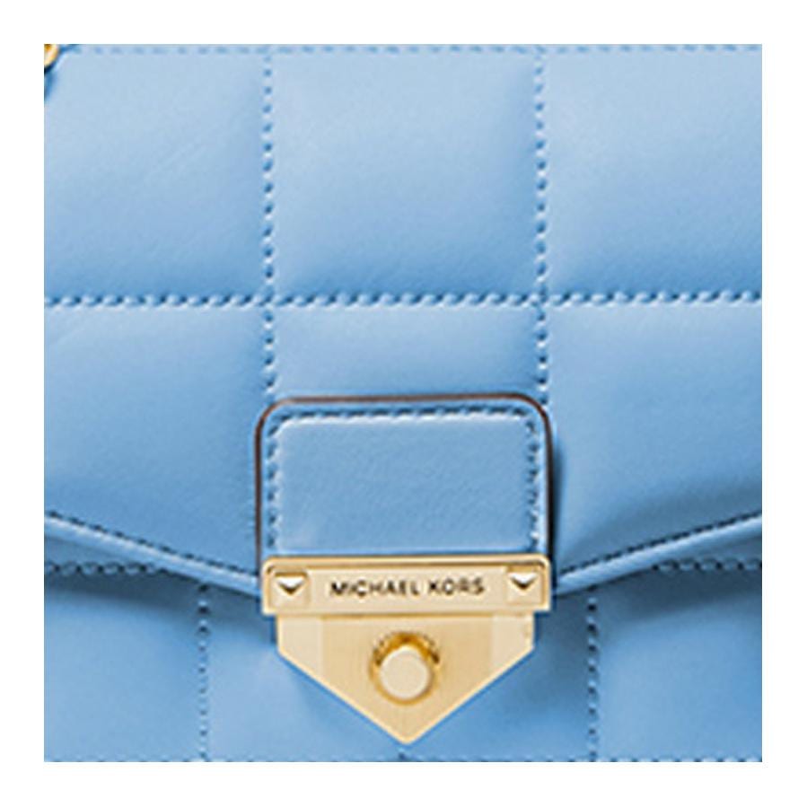 MICHAEL KORS Soho Sheepskin Crossbody Bags Women's Sky Blue 32S1G1SC9L-485