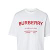 Burberry Футболка Horseferry Унисекс Белый 80172251
