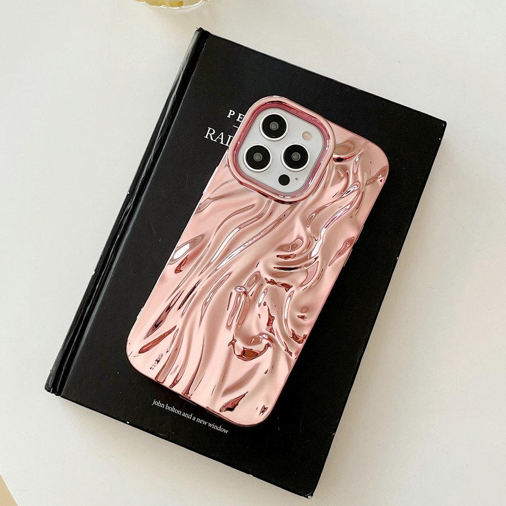 Противоударный Хромированный TPU Чехол Блестящий Для iPhone 15 14 13 12 Pro Max