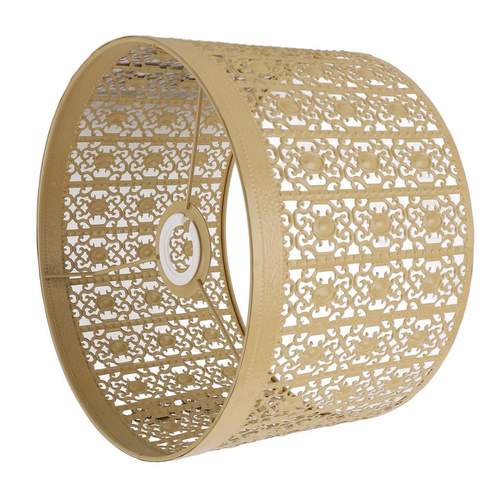 Lamp Shade Hollow Out Metal E27 E14 Clip On Easy Installation Durable Lamp Cover for Table Bedroom