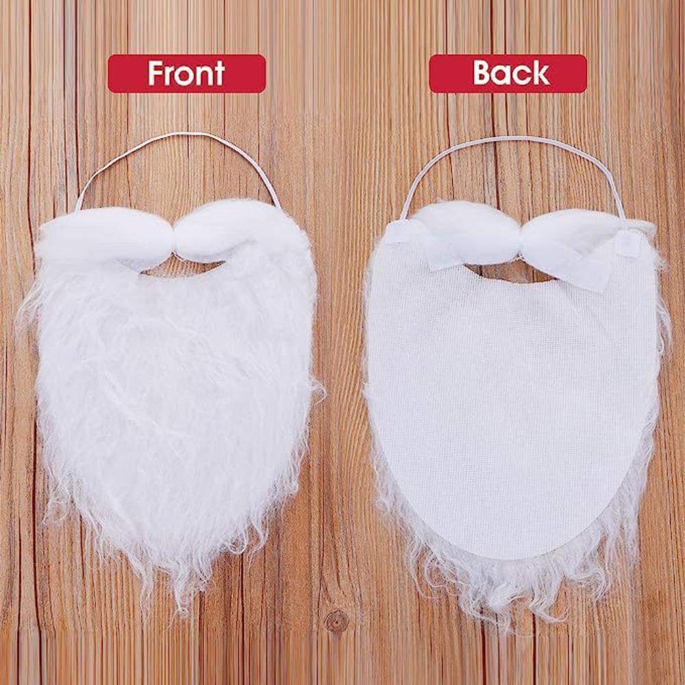 1pcs Costume Prop Santa Claus Beard Disguise Santa Santa Beard Costume Quality Simulated Beard Xmas