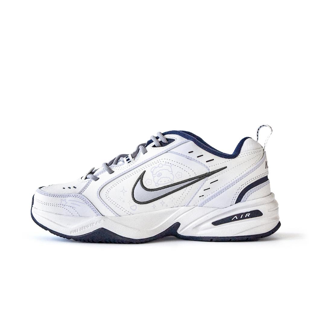 Nike Air Monarch 4 Устойчивые к скольжению Устойчивые к истиранию Устойчивые к скольжению Устойчивые к истиранию Низкие Кроссовки на массивной подошве Унисекс 415445-102(Команда189-)