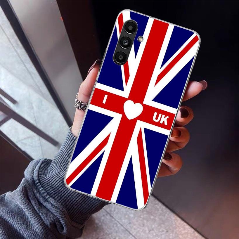 Union Jack England UK Flag Phone Case For Samsung Galaxy A17 A16 A15 A14 A13 A57 A56 A55 A54 A53 A37 A36 A35 A34 A33 A26 A25 A24
