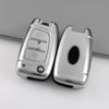 Hyundai Tucson L Quicksand Silver 4-Button Key Case - Korean Car Interior Protective Shell