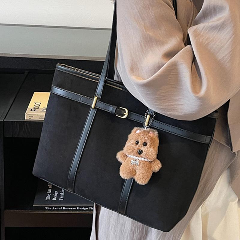 Retro and Fashionable Hand-held Underarm Bag, Commuting Single-shoulder Bag, Large Capacity, Simple and Trendy Tote Bag