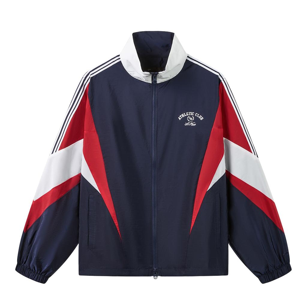 Li-Ning Ощущение льда Защита от ультрафиолета Свободная Стойка-воротник Color Block Куртка для защиты от солнца Женские куртки AFDWH72-1