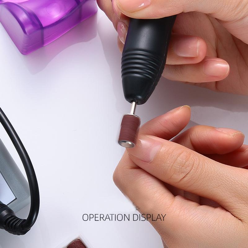 20000 об/мин Профессиональный набор для маникюрного аппарата Напильники Насадки Инструменты для удаления гель-лака Низкий уровень шума Фрезы Набор для маникюра