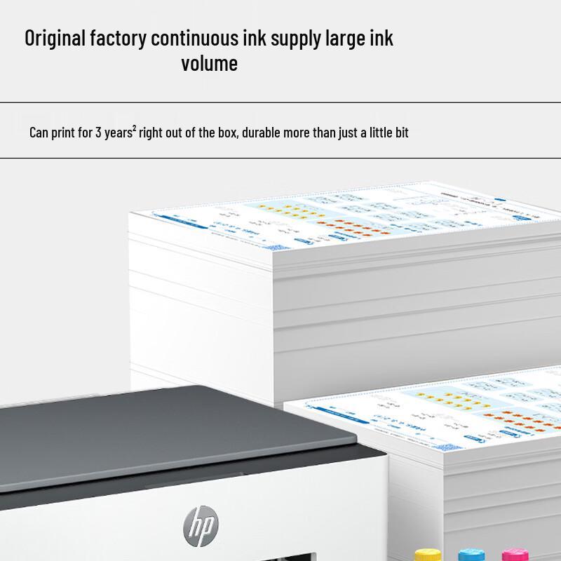 HP Многофункциональное устройство Smart Tank 528, беспроводной цветной струйный принтер, с вилкой CN (адаптер в комплекте)