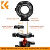 Объектив Concept EF с креплением Canon, электронный адаптер крепления K&F KF-EFEM-AF (Конвертация Canon EF-M)