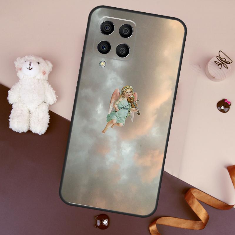 Эстетичный чехол 'Ангел эпохи Возрождения' для Samsung Galaxy M11 M31 M21 M53 M13 M32 M52 M15 M35 M55 M14 M34 M54 M06 M16 M36 M56