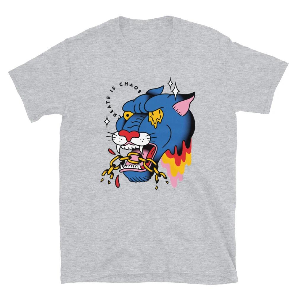 Voodoo Religion Magical Sorcery Breaking Chains Lion Tiger Classic T-Shirt