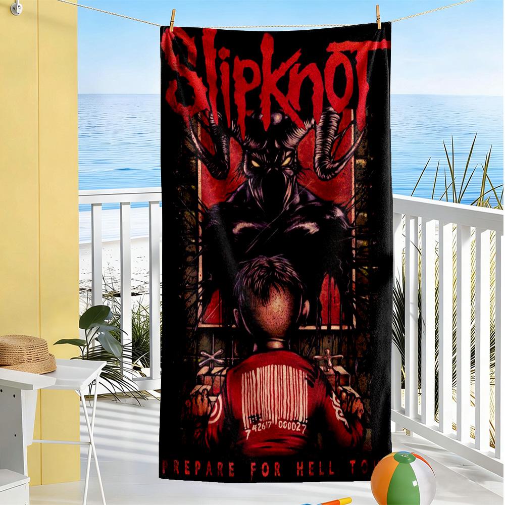 Slipknot soft beach towel Portable changing privacy cover Fashion Lovers Perfect Gift for Valentine's Wedding Birthday