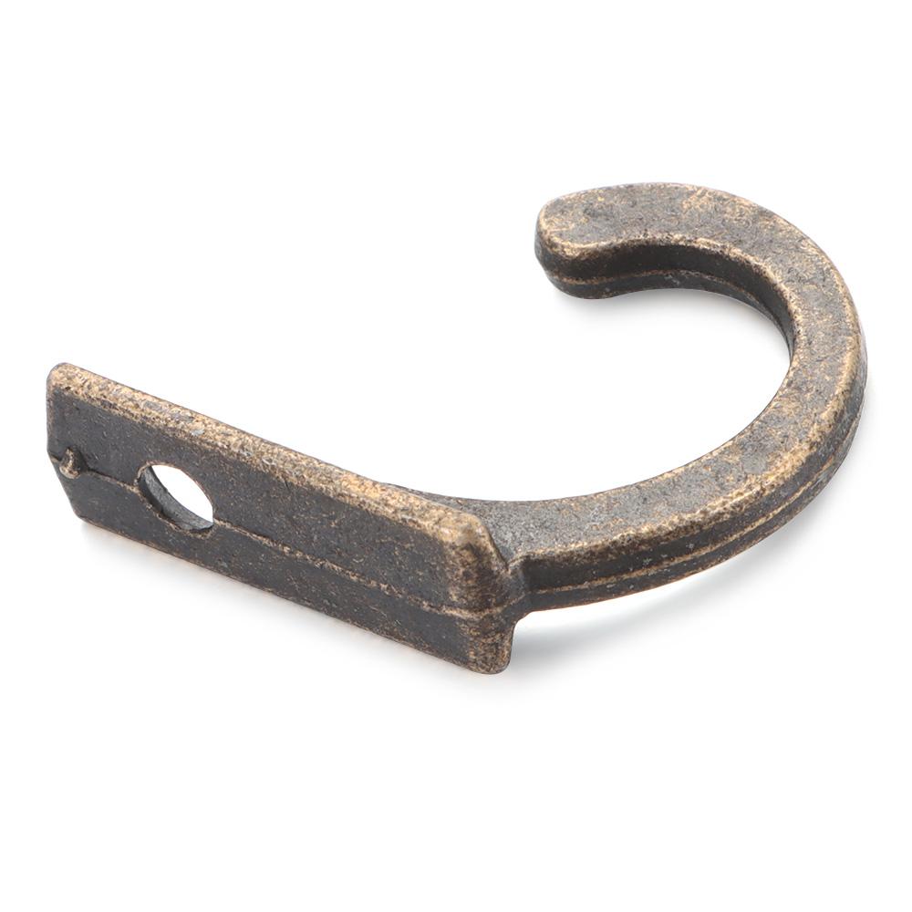 Shelf Storage Clothes Towel Organizer Wall Door Single Prong Hook Metal Antique Hooks Coat Hanger
