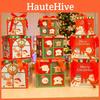 Восхитительная коллекция из 3 премиальных больших подарочных коробок на Рождественский сочельник с элегантной крышкой и лентой