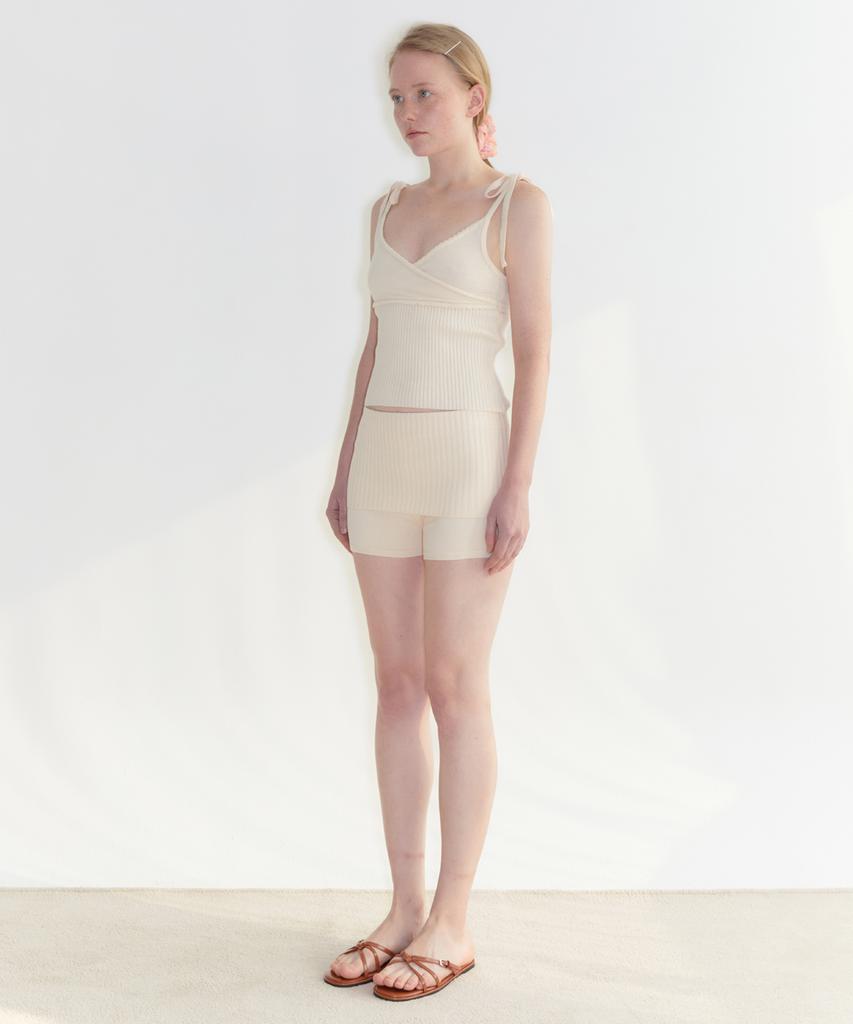 SINOON Knit Shorts (Ivory)