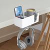 4 in 1 Desk Cup Holder Desktop Organizer Easy to Install Hook Multifunction