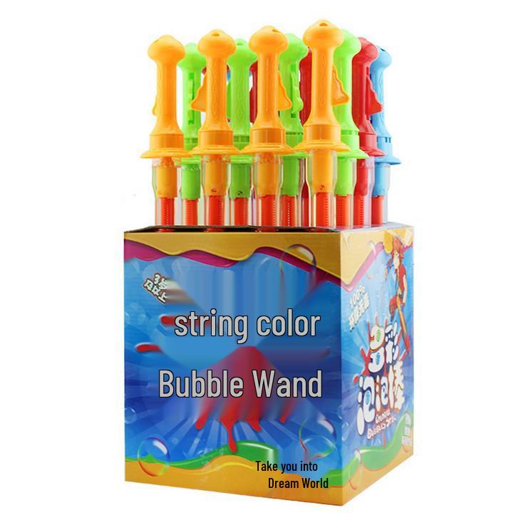 46СМ Западная мыльная палочка: Красочный мыльный меч с раствором для летнего веселья